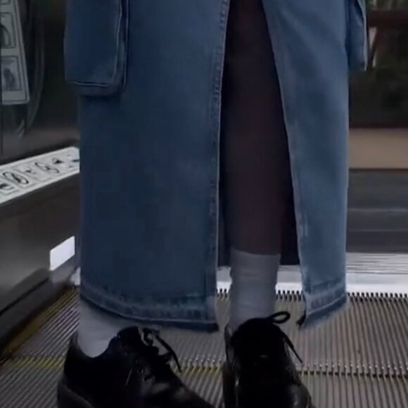 Dr. Martens 8053 Leather Platform Casual Shoe size 7 Pre owned- Like new - Picture 6 of 8